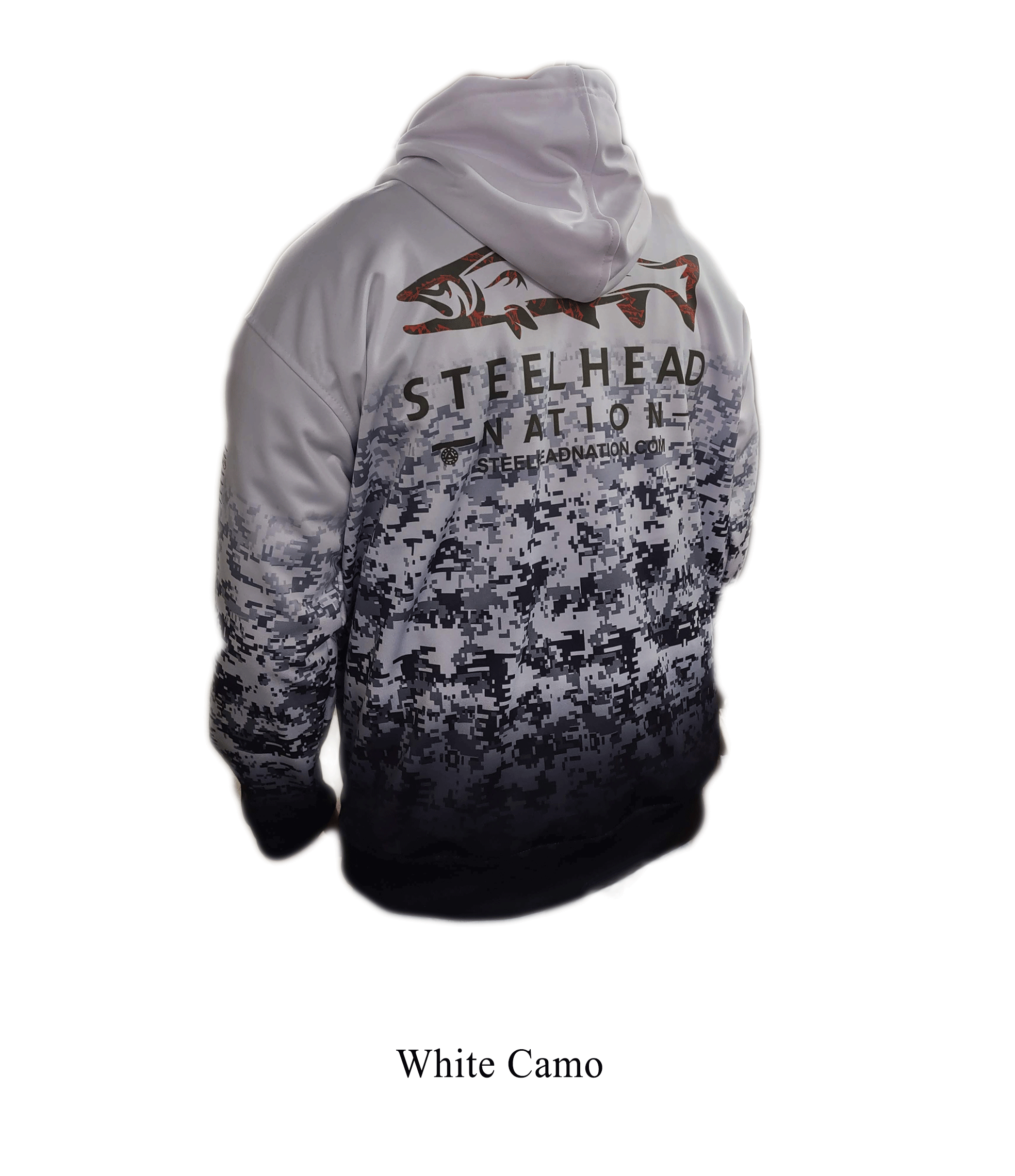Hollister white best sale camo hoodie